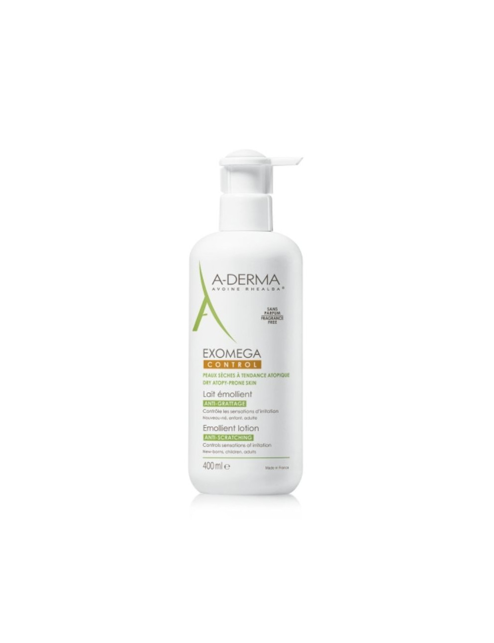 A-derma Exomega Control Leche Emoliente 400 Ml