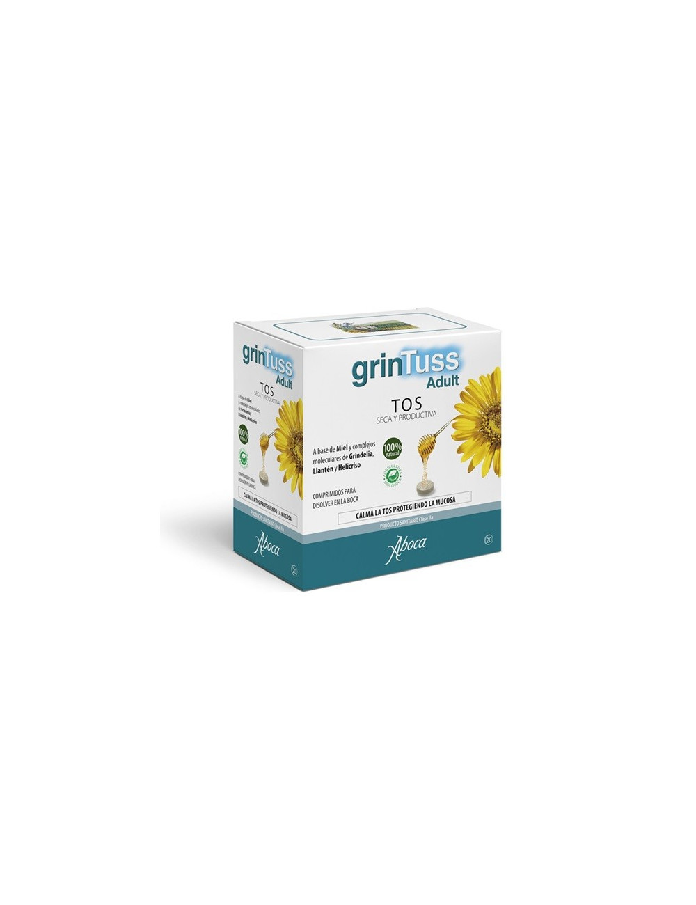 Aboca Grintuss Adultos Tos Seca y Productiva 20 Comprimidos